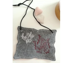 Stickserie - Decorative Santa Redwork